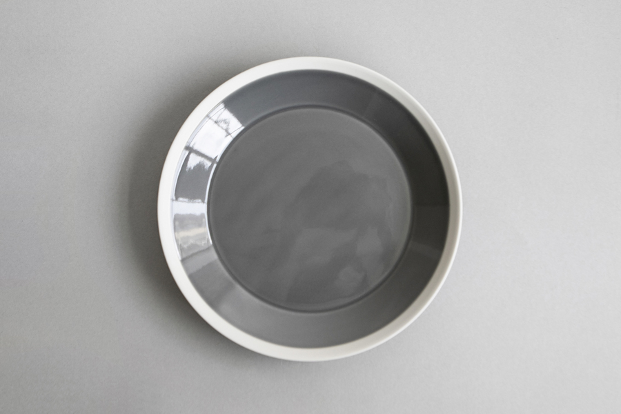 yumiko iihoshi porcelain-木村硝子店聯名dishes系列 盤20cm 薄霧灰