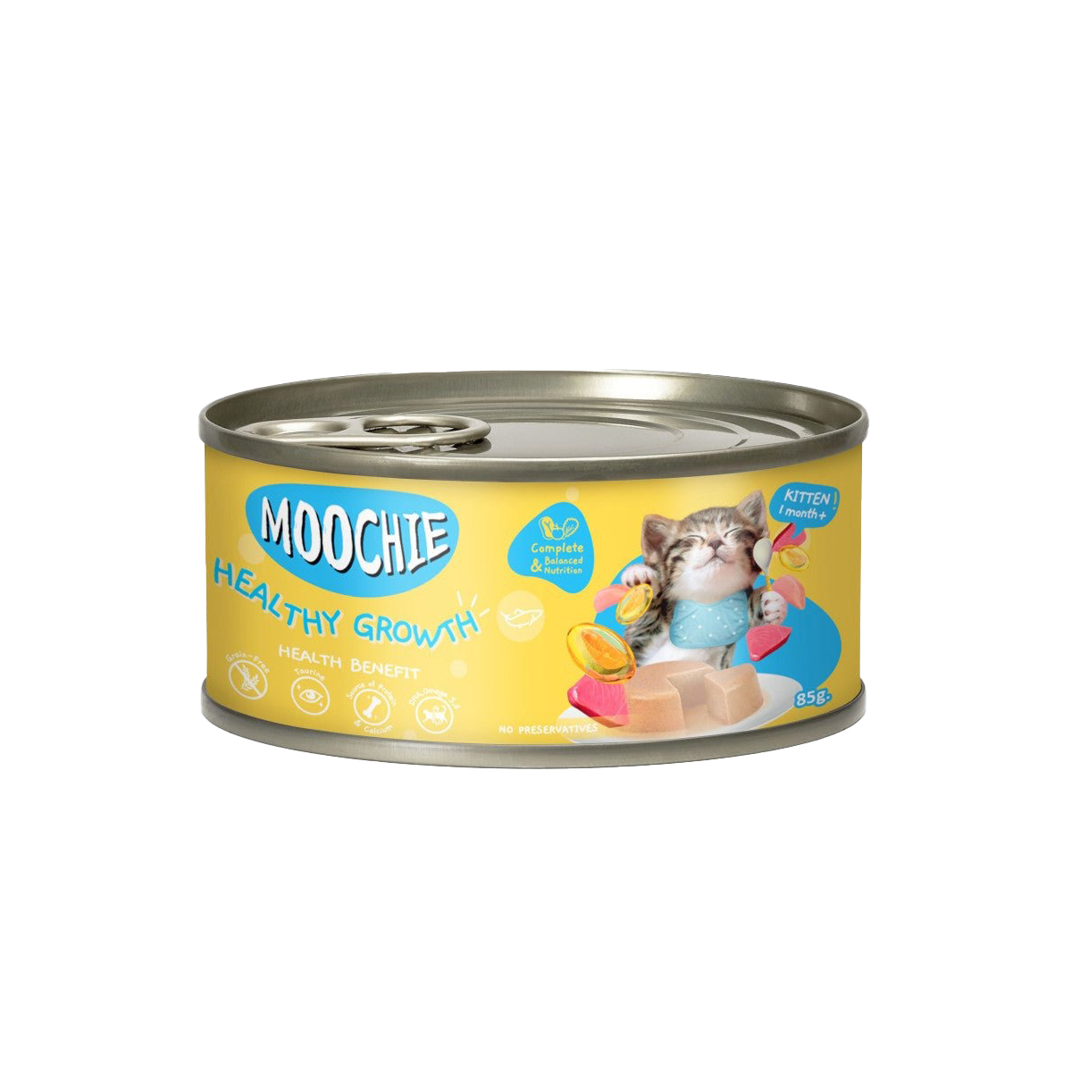 Moochie healthy growth tuna mousses for kitten 85g