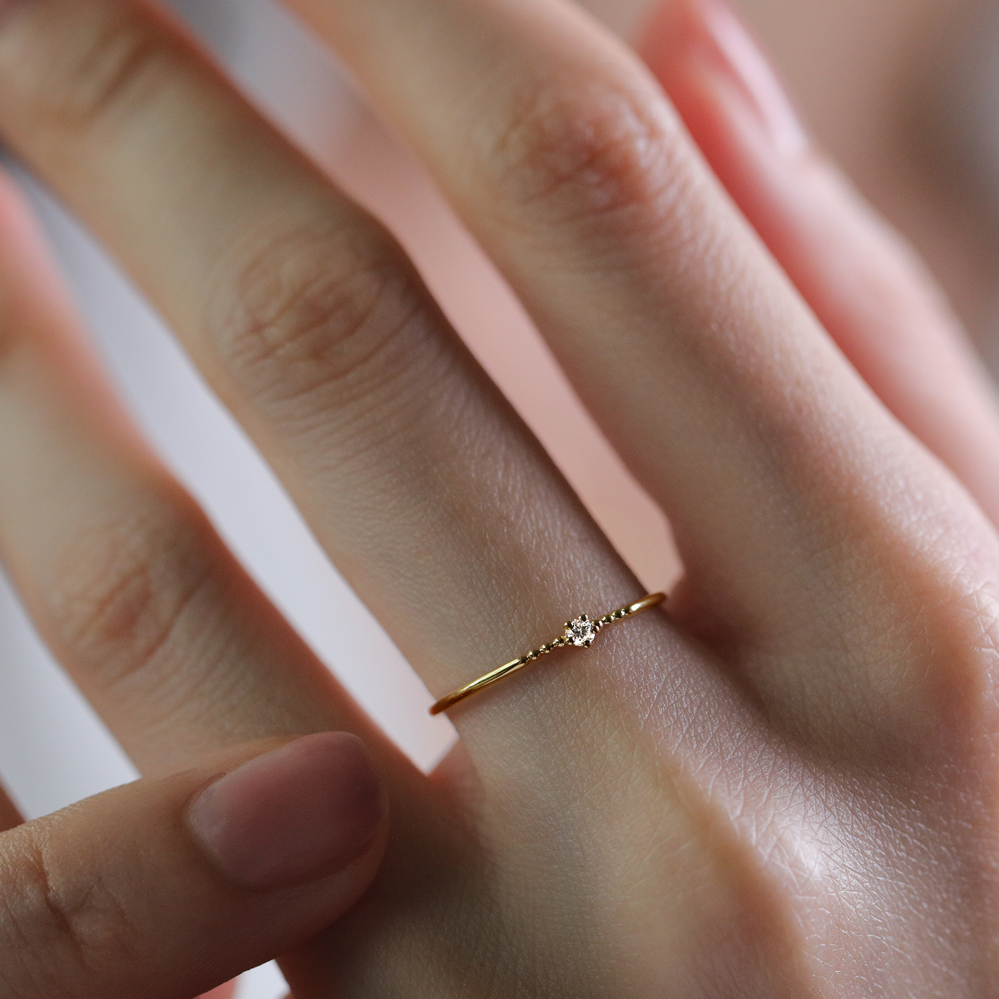 迷人恩典 — 1分鑽石戒指