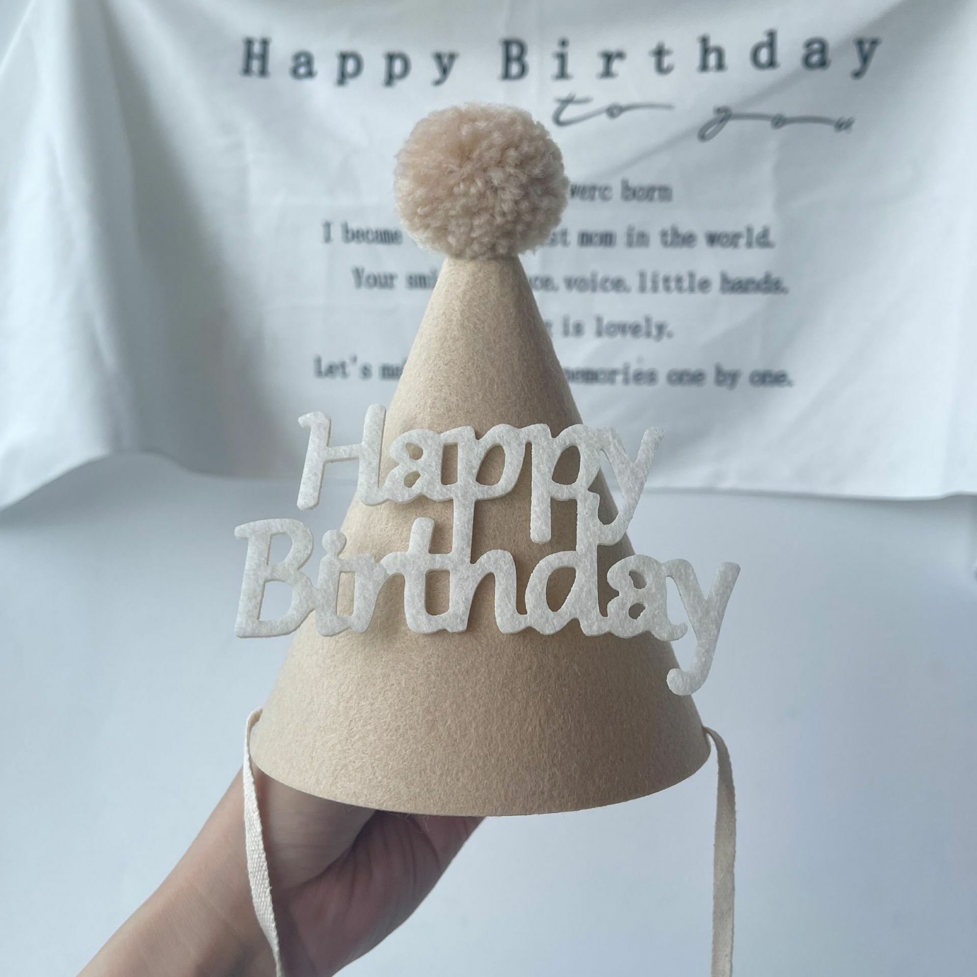 《2862》生日英文字母派對皇冠