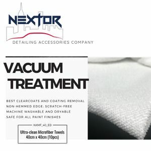 Nextor 超潔淨微纖毛巾 40x40cm, 無邊 (10條)