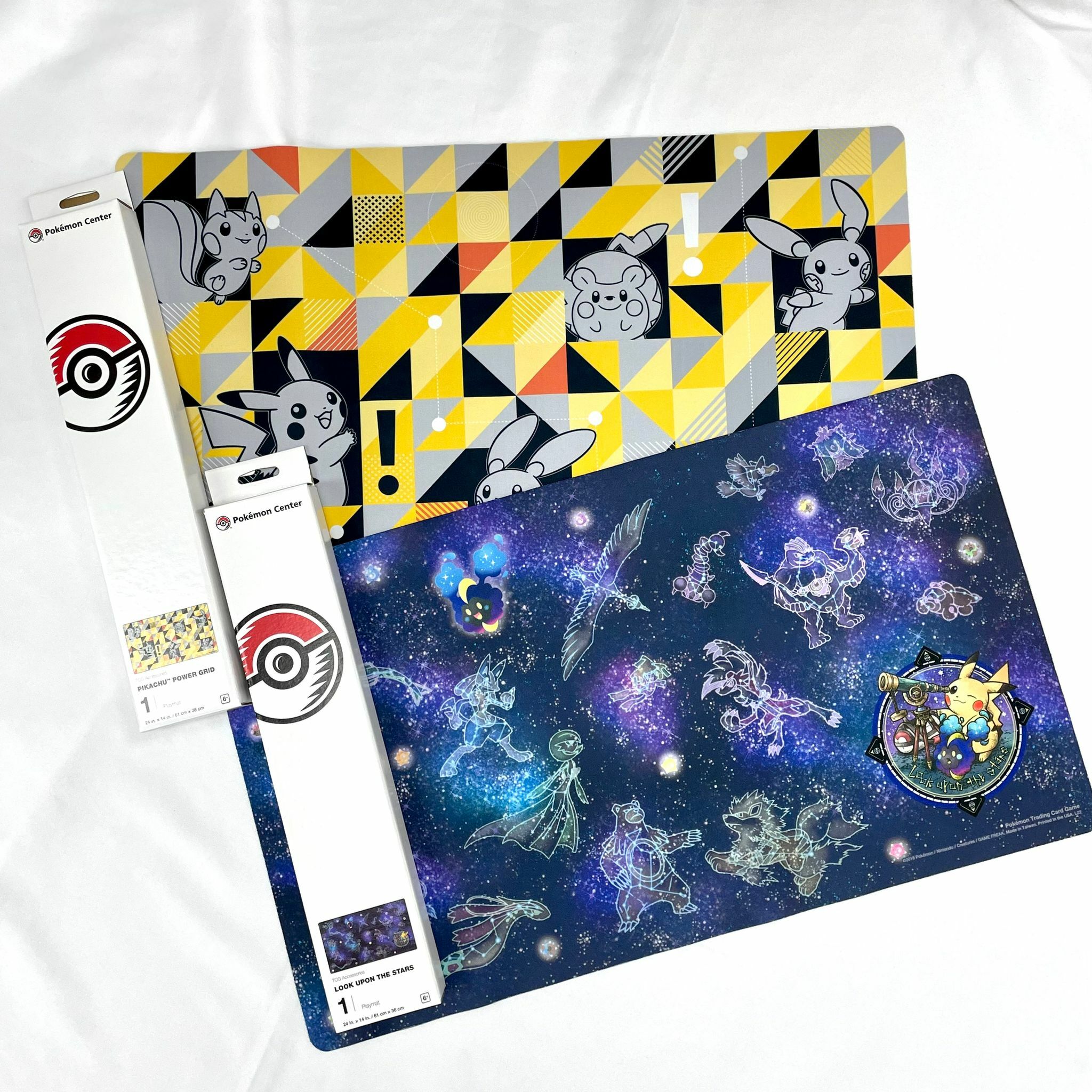 Pokemon Center Playmat (Pikachu Power Grid / Look Upon The Stars)