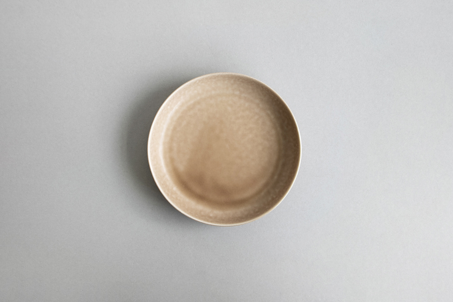 yumiko iihoshi porcelain - ReIRABO series 圓盤L 暖土棕