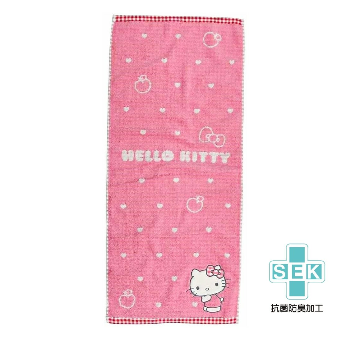 Hello Kitty 純棉長毛巾(日本直送)