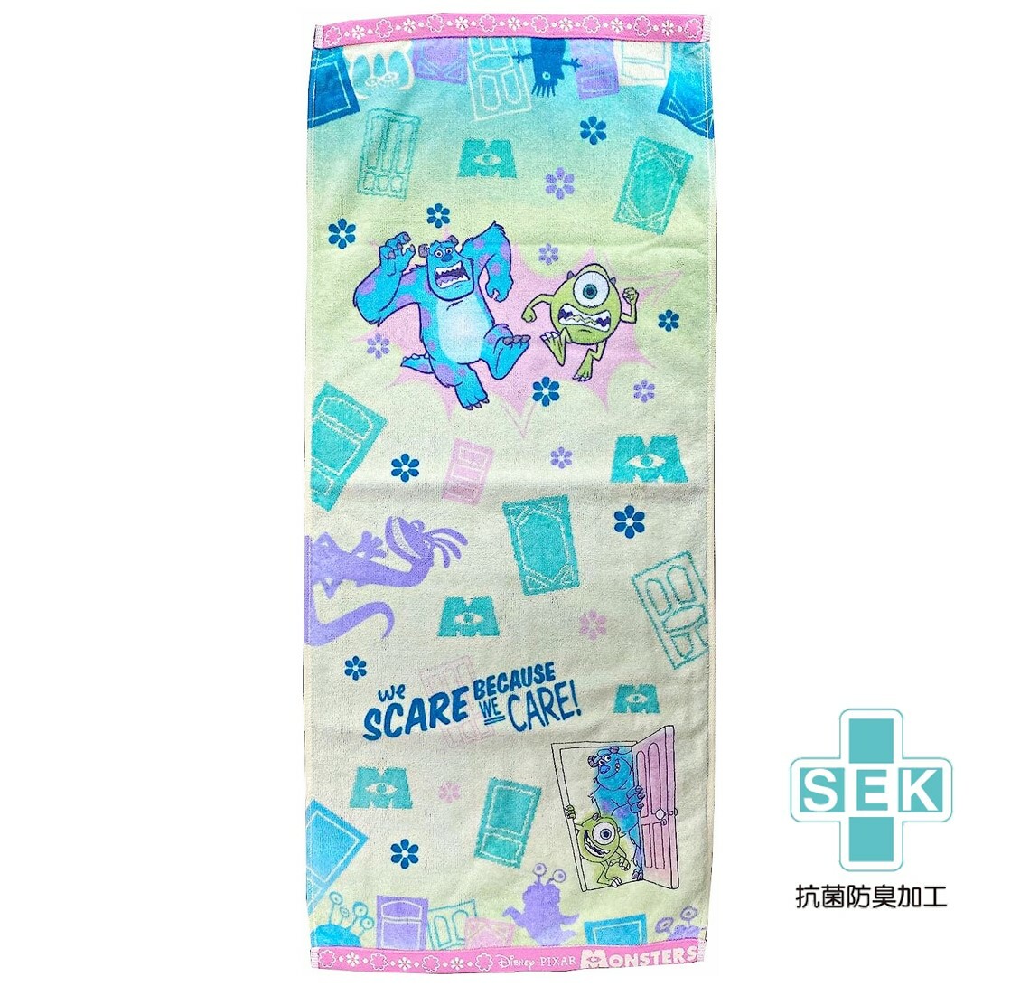迪士尼怪獸大學純棉長毛巾(日本直送)