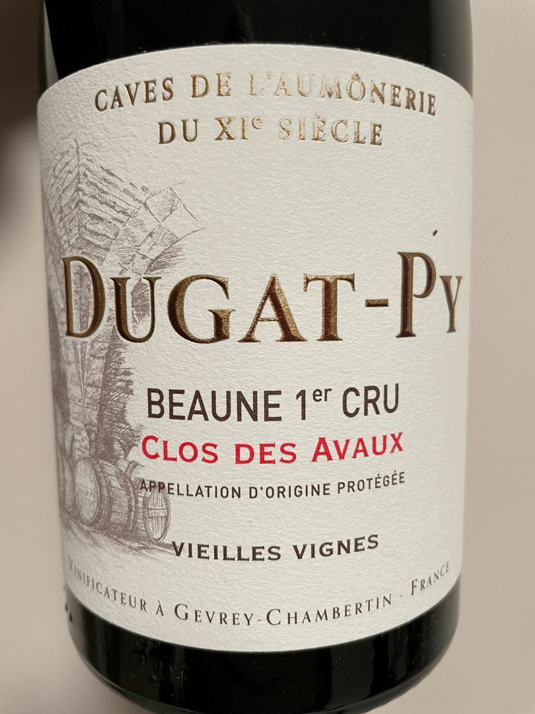 Dugat Py Beaune 1er Cru Clos des Avaux Vieilles Vignes 2022