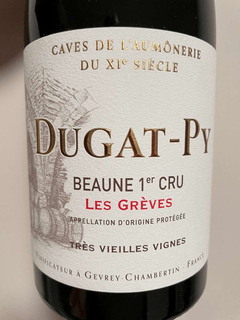 Dugat Py Beaune 1er Cru Les Greves Tres Vieilles Vignes 2020 (RP93)