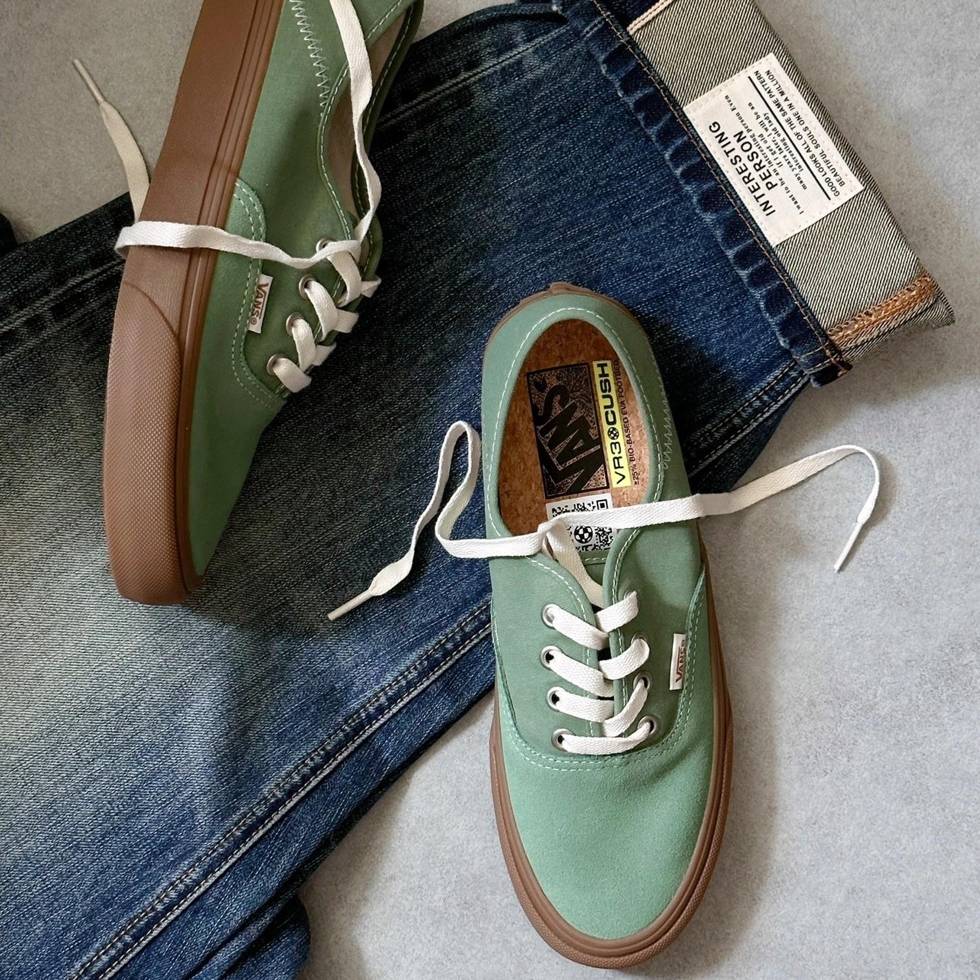 VANS AUTHENTIC VR3 SF 抹茶綠 焦糖抹茶 焦糖底 咖啡色 男女鞋 VN0A4BX5Y7V / 現貨+預購