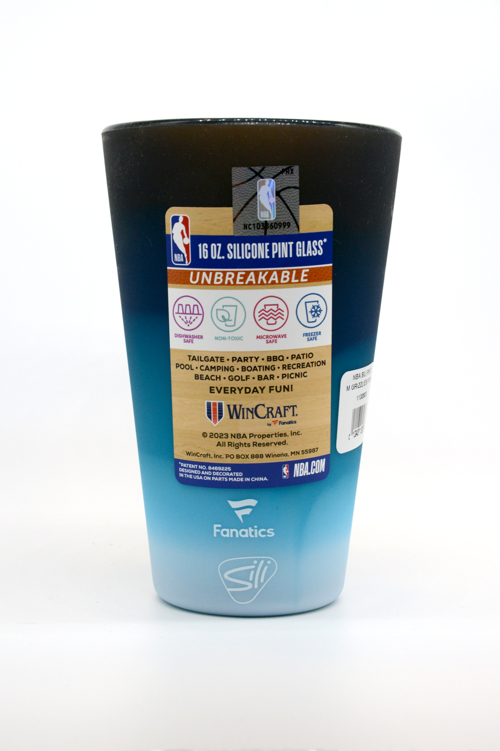 WinCraft 曼菲斯灰熊隊 Fashion Color 一品脫 矽膠軟杯