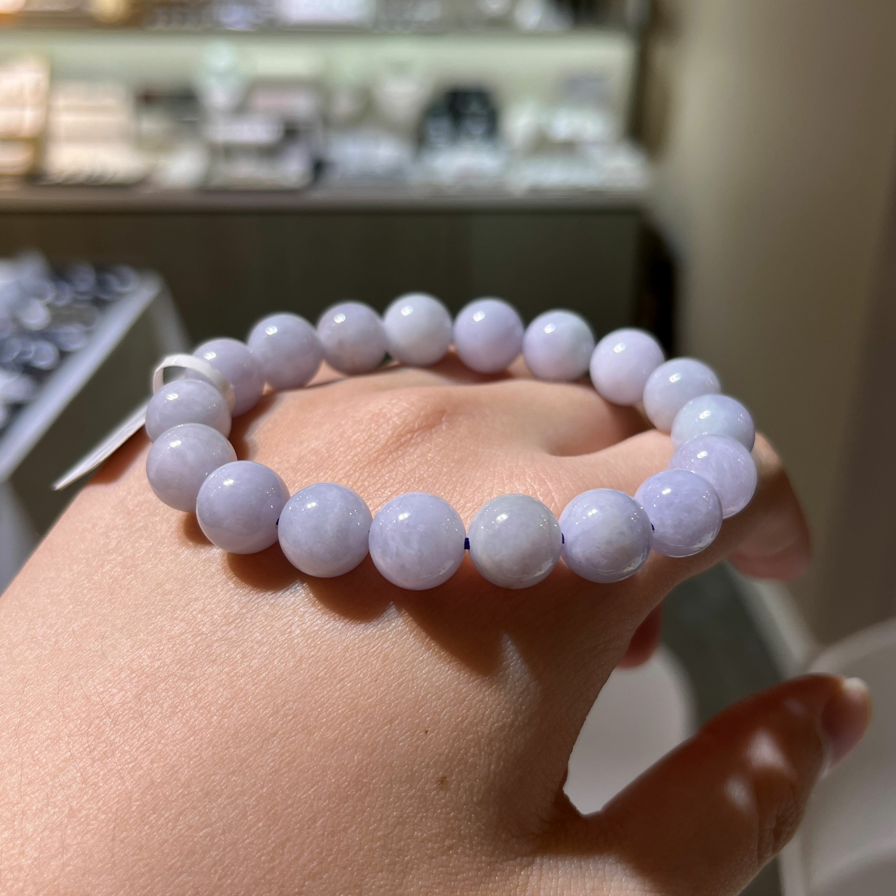 紫羅蘭翡翠手串 10mm 08