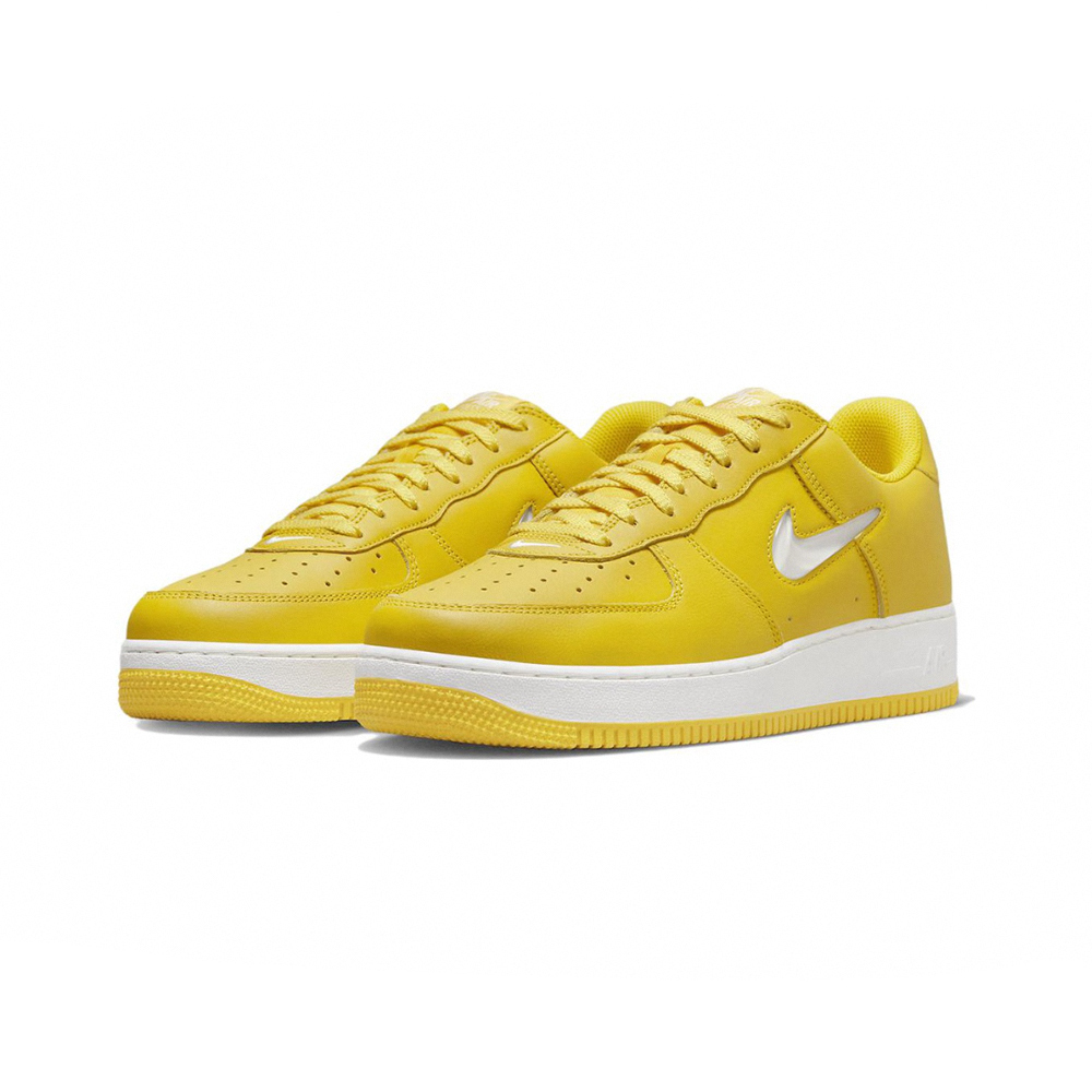 Bright yellow nike sales air force