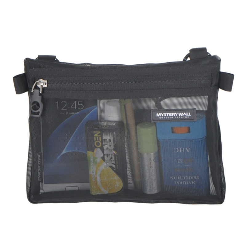 韓國 Mystery Wall Sacoche Mesh 網面斜孭袋