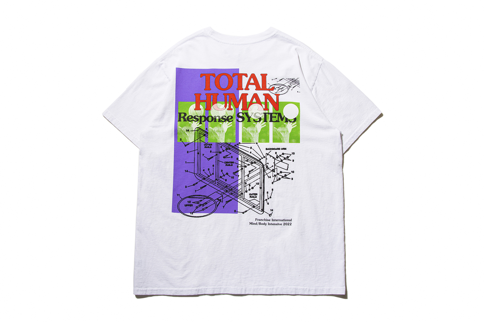 FRANCHISE "TOTAL HUMAN SS TEE" (White)
