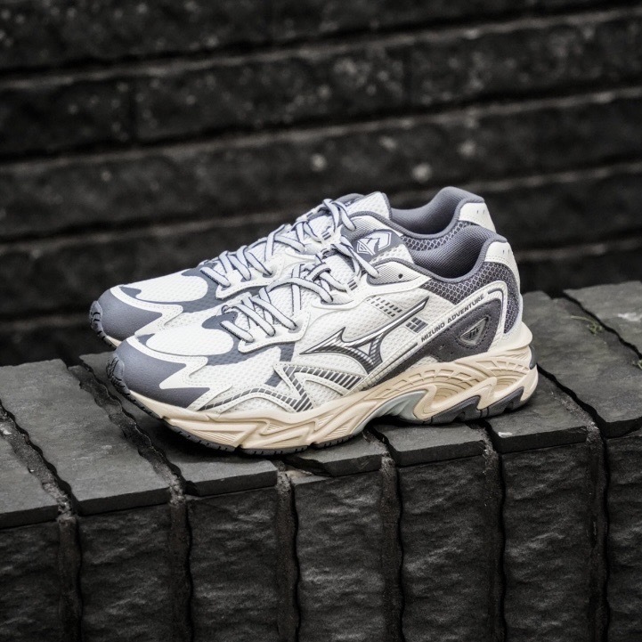 【APAIR】預購 Mizuno Adventure Twe "grey" 復古跑鞋 灰色 D1GH230101