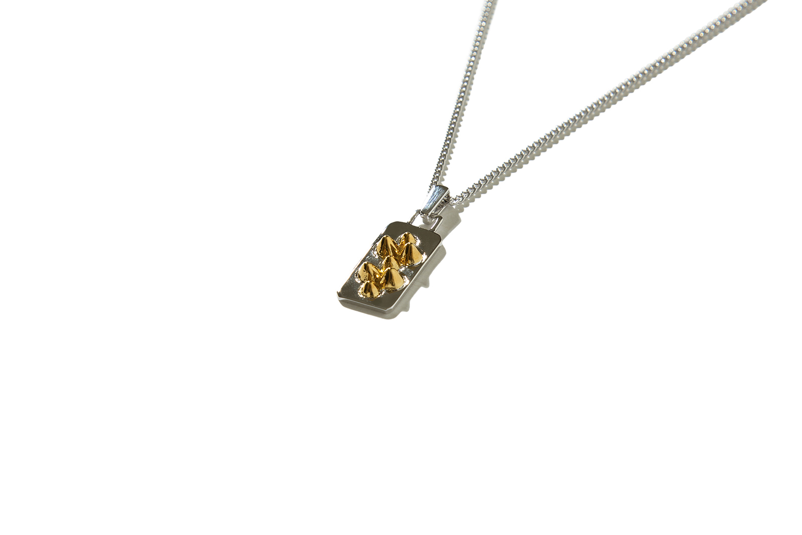 ETHOS "STUDS NECKLACE" (SilverxGold)