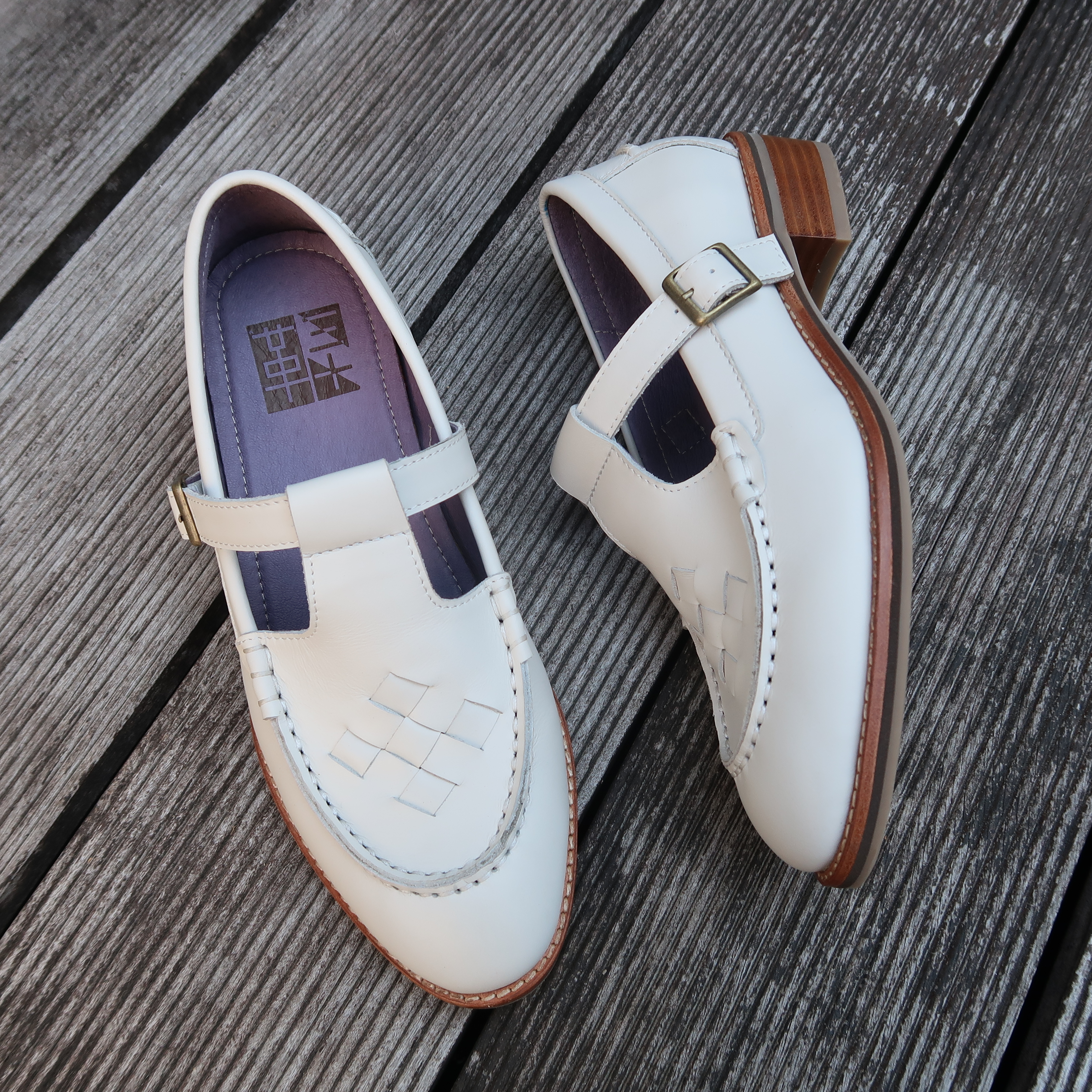 【赫本．女子】MIT台灣製造真皮小木跟瑪莉珍MaryJane低跟鞋