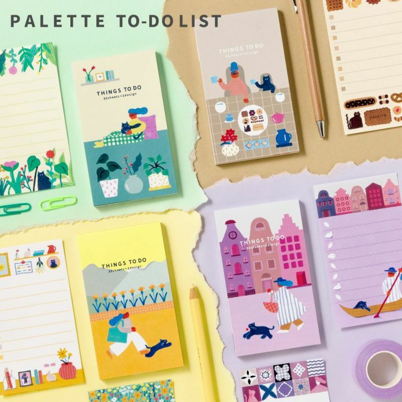 Iroha Memo Pad－ Palette To-do List Series (Japanese Stationery Brand)