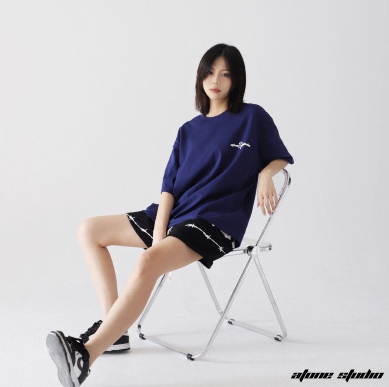 Atone studio 發泡 雪糕 A字 鬼臉 短T 短袖