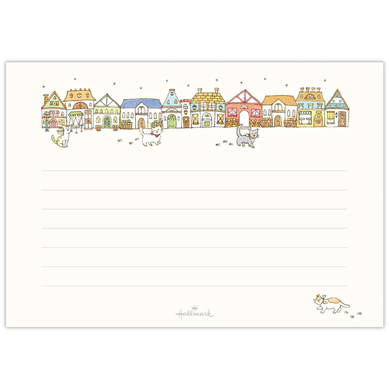 Hallmark Letter and Envelope Set－Tiny Animal Tale Series (Japanese Stationery Brand)