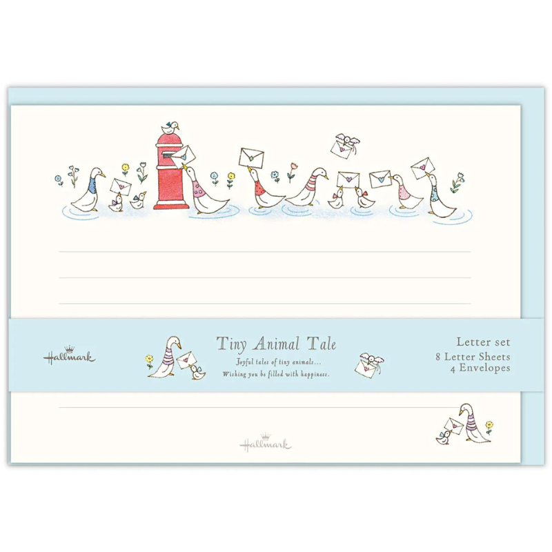 Hallmark Letter and Envelope Set－Tiny Animal Tale Series (Japanese Stationery Brand)