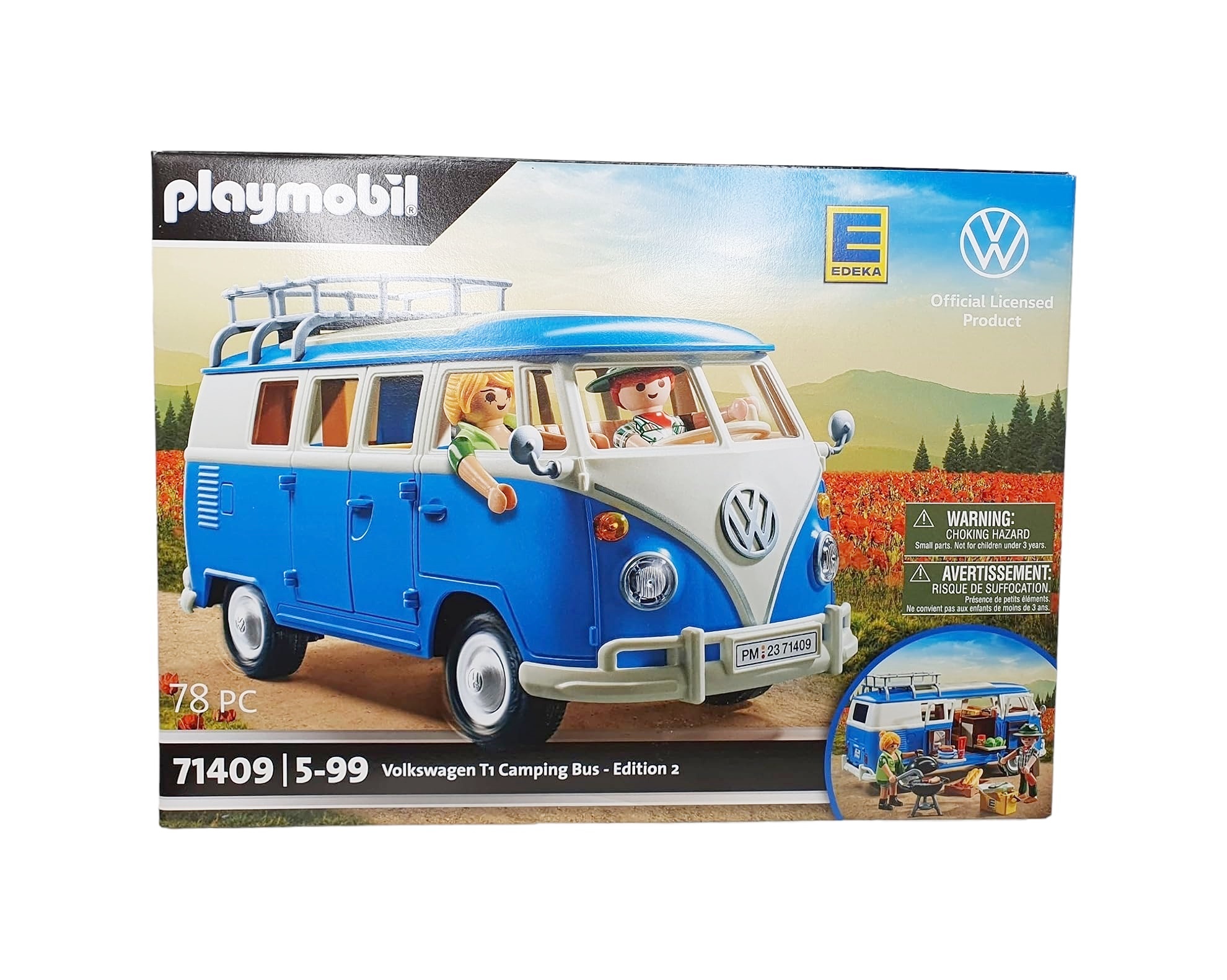 Unboxing Edeka Exclusivité Playmobil Volkswagen T2 Bus Van Combi jaune 