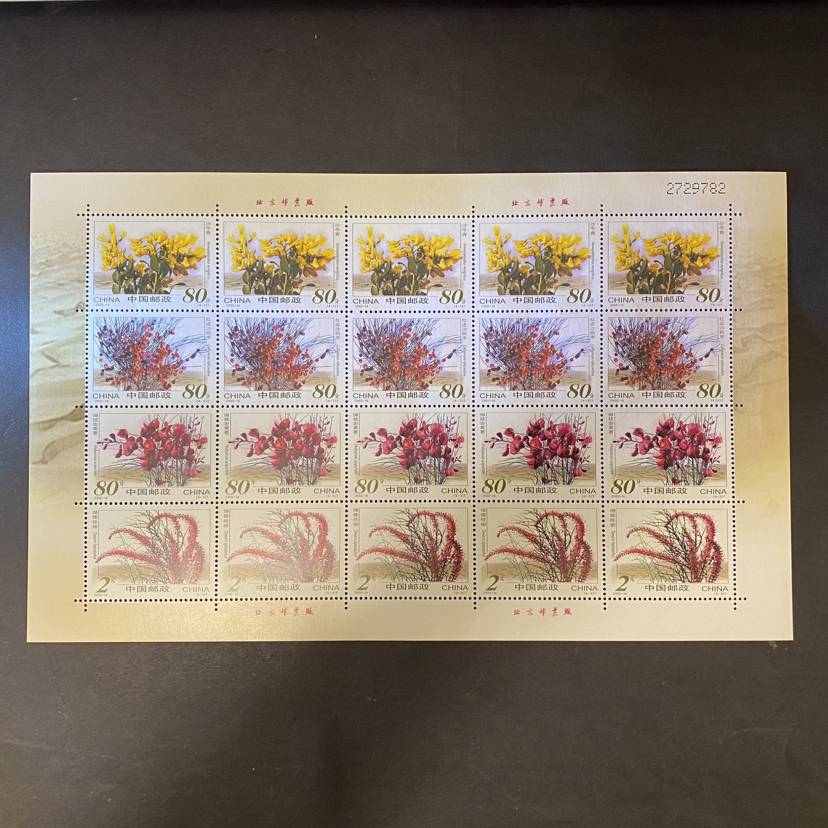 2002-14 Desert Plants First Edition, Set of 5