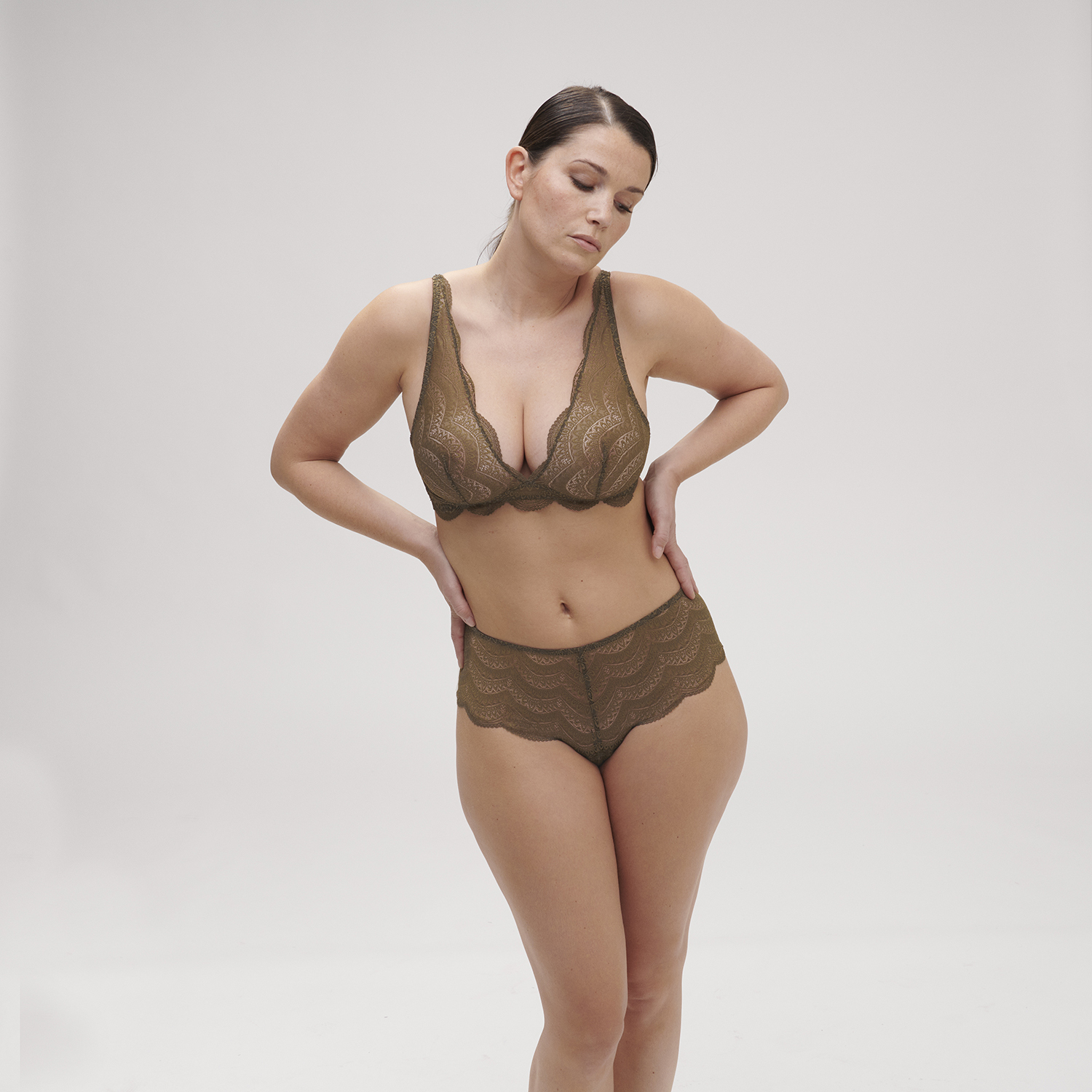 KARMA 出色  無鋼圈胸罩 探險綠