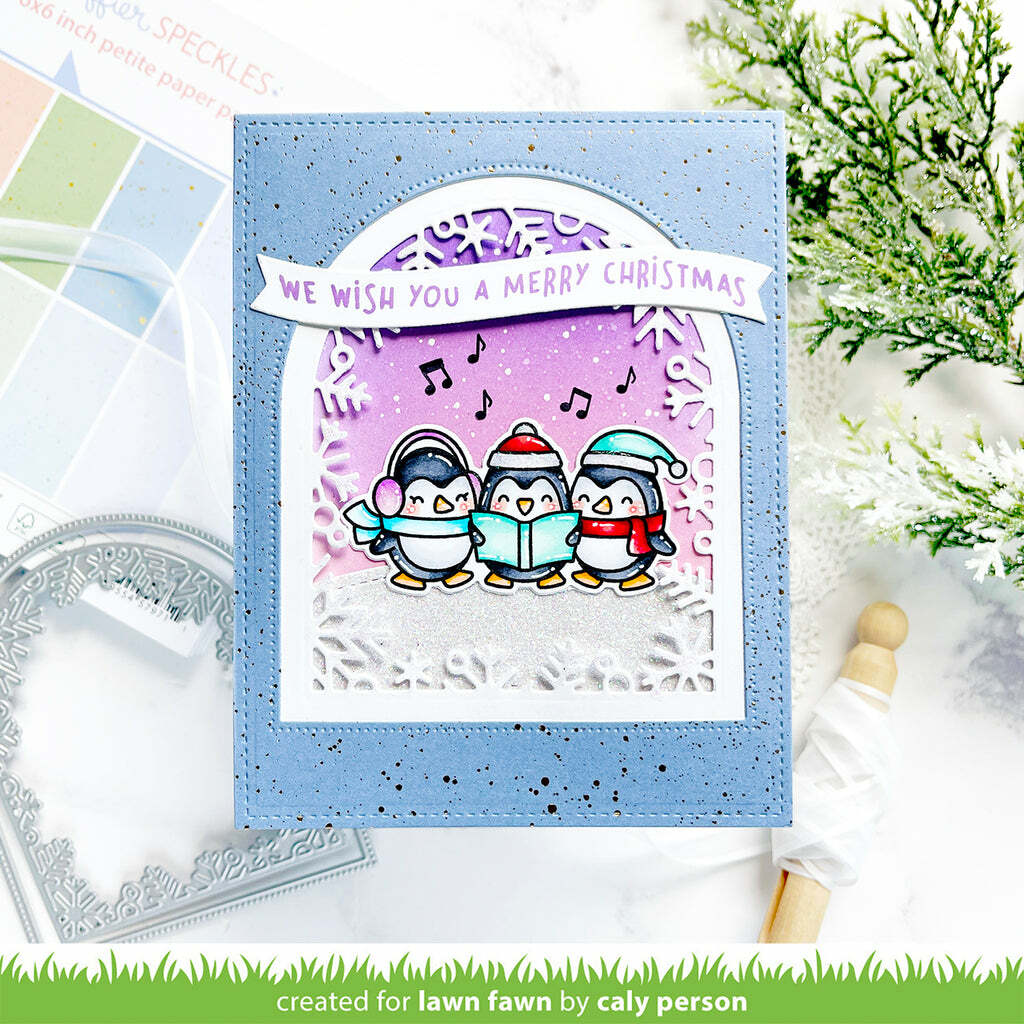 Lawn Fawn Blocco Carta Double-Sided 6x6" Spiffier Speckles Con Lamina Oro, 36 Fogli Per Scrapbooking - 5