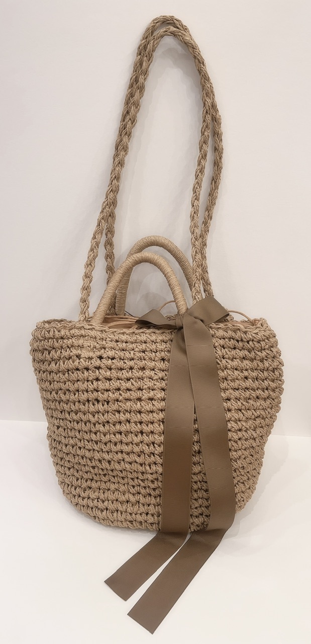 法式蝴蝶結編織包