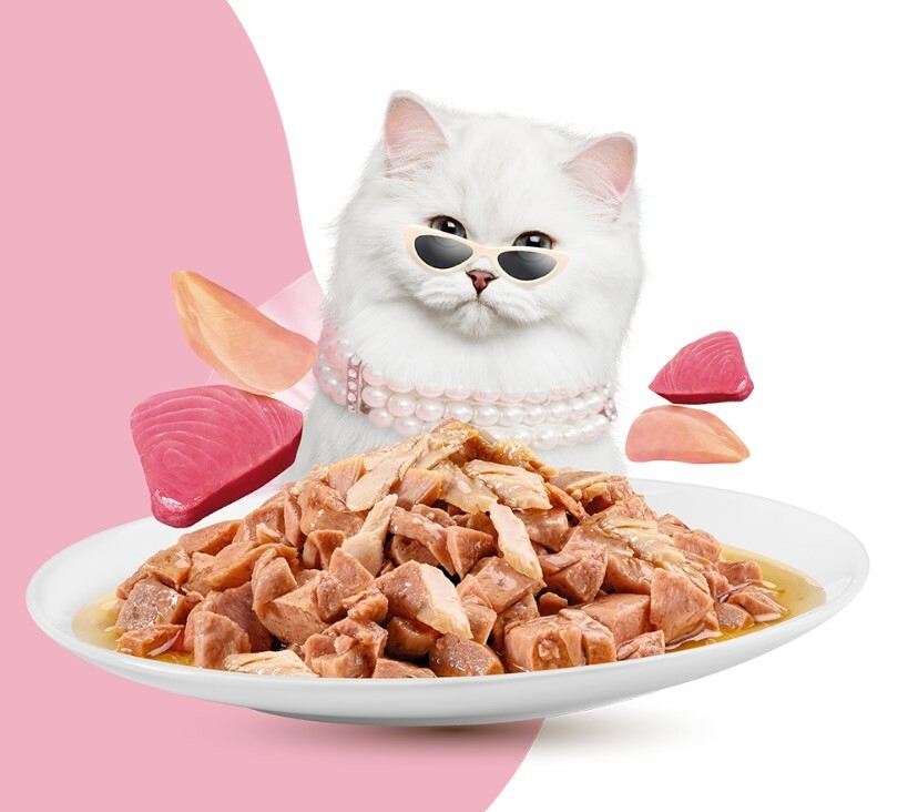 泰國Moochie 貓 海鮮系列 吞拿魚罐頭(美毛) 85g【原箱24罐】