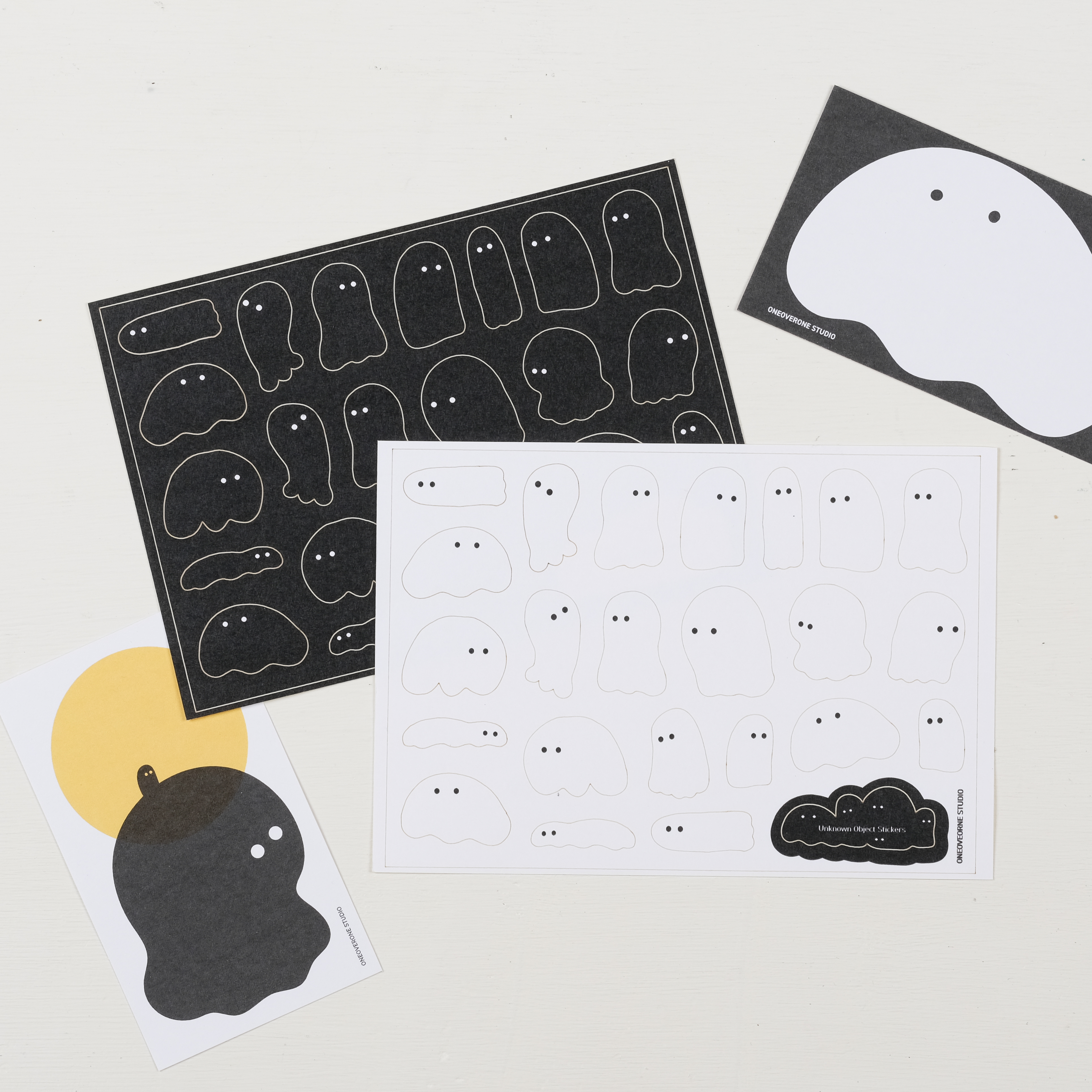 A6 unknown object sticker /oneoverone studio/TAIWAN