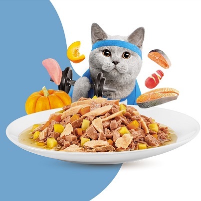 泰國Moochie 貓 海鮮系列 三文魚罐頭(體重控制) 85g【原箱24罐】