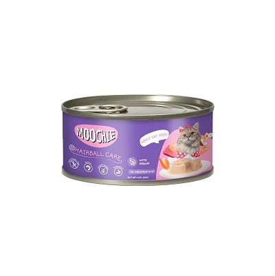泰國Moochie 貓 海鮮系列 海蝦罐頭(去毛球) 85g【原箱24罐】