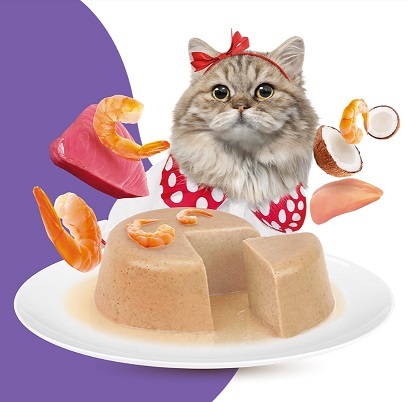 泰國Moochie 貓 海鮮系列 海蝦罐頭(去毛球) 85g【原箱24罐】