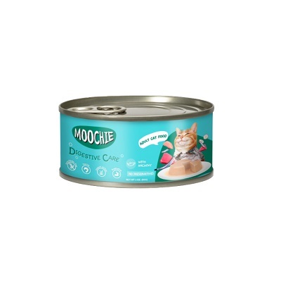 泰國Moochie 貓 海鮮系列 鯷魚罐頭(腸道健康) 85g【原箱24罐】