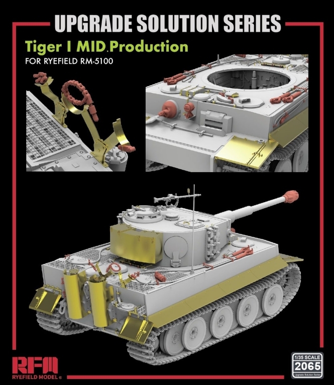 RFM 1/35 Tiger I MID.Production (for Rye Field Model) 貨號:RM2065