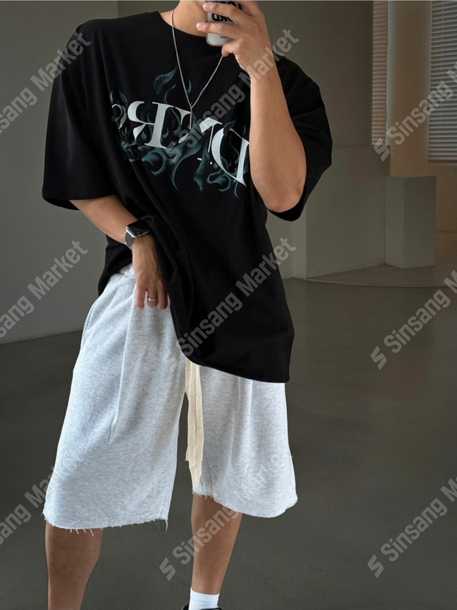 DNRS16支紗寬版短袖T恤