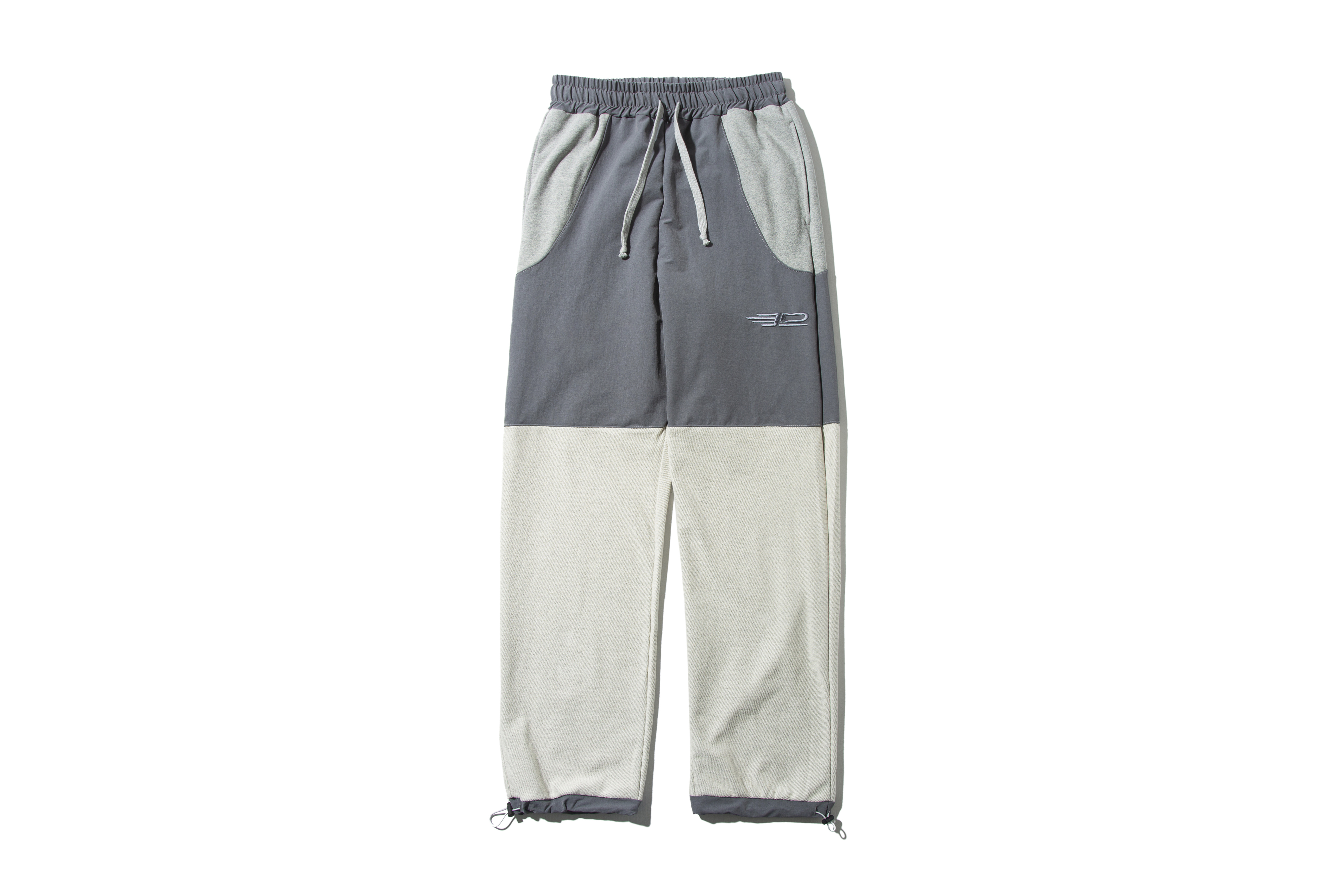 REMIX "Patchwork Sweatpants" (Light gray)