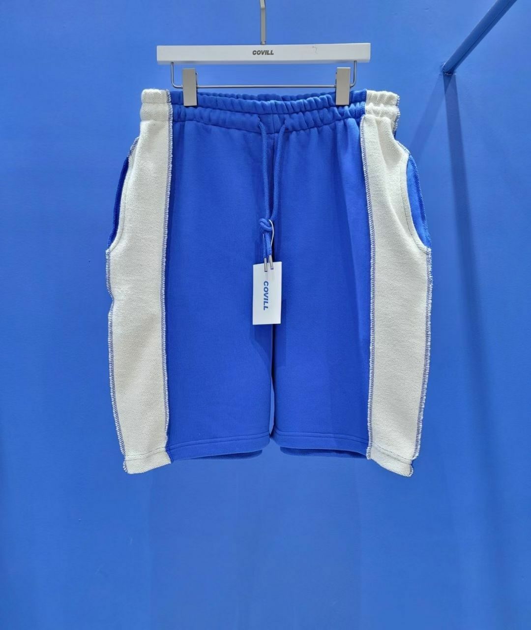 拼色棉質短褲 Covill-011P
