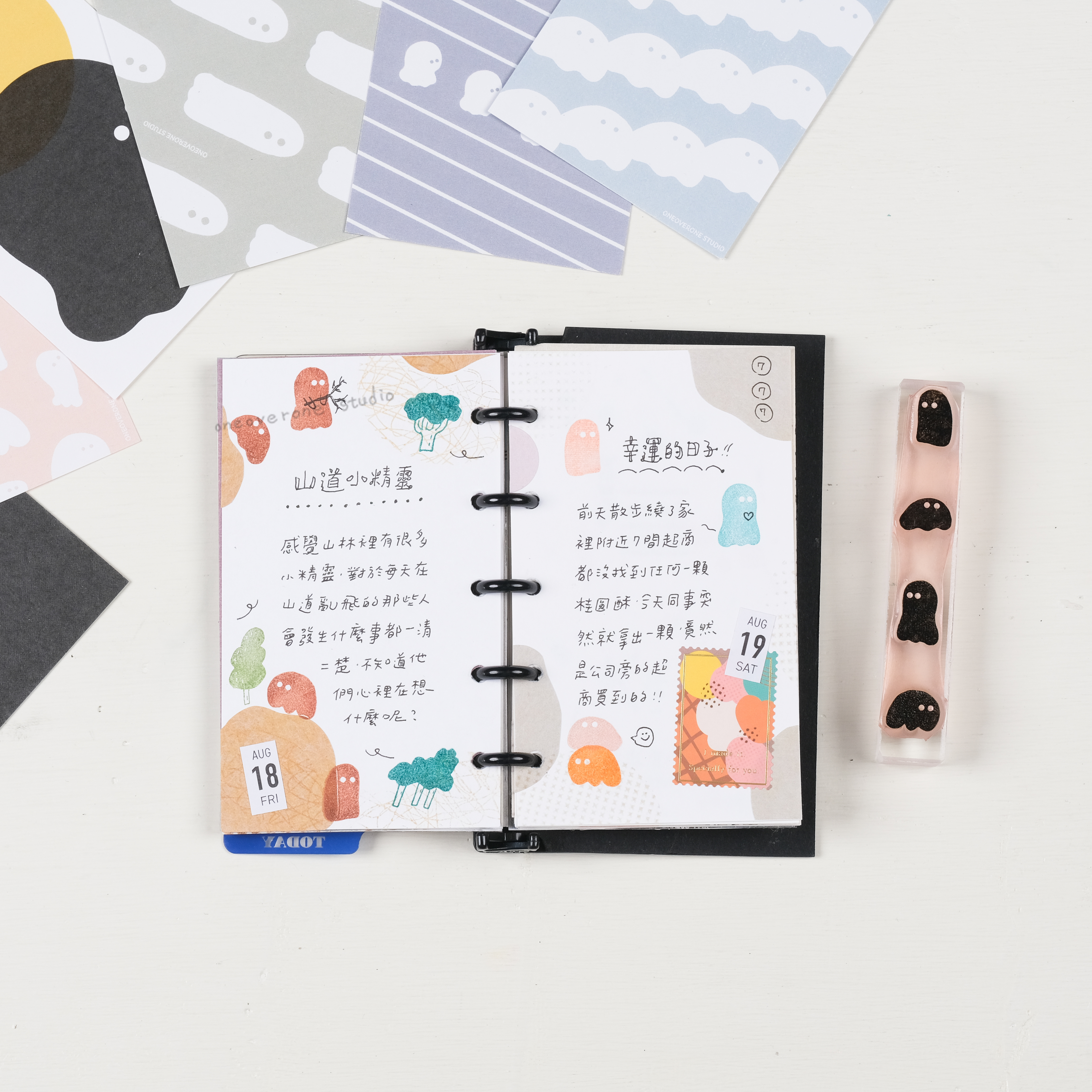 不明物體棒 膠版印章/一分之一工作室/台灣