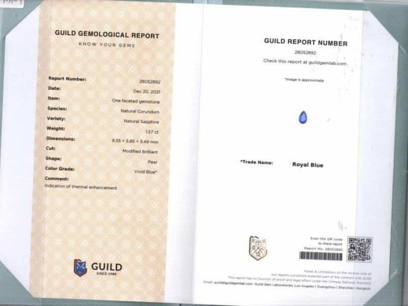 1.57ct有燒皇家藍
