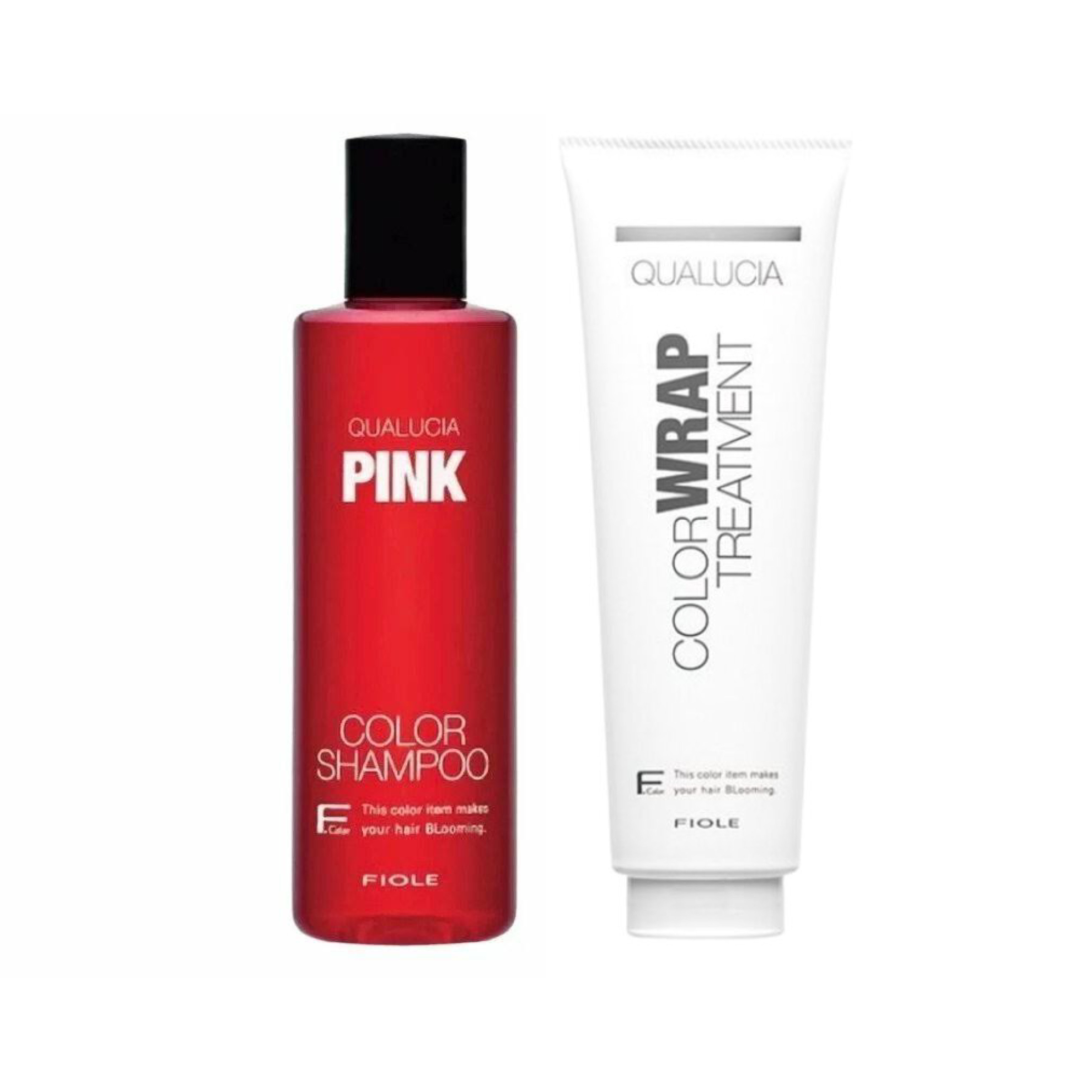 Fiole Qualucia Pink Color Shampoo and Color Wrap Treatm