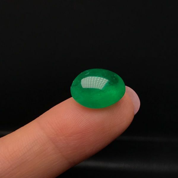 7.18ct哥倫比亞素面祖母綠