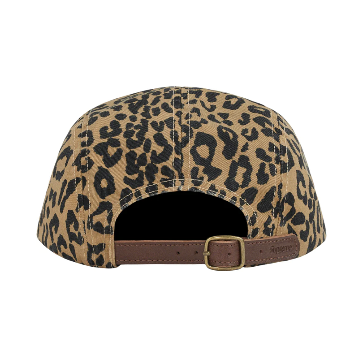 Supreme Washed Chino Twill Camp Cap (FW23) Leopard