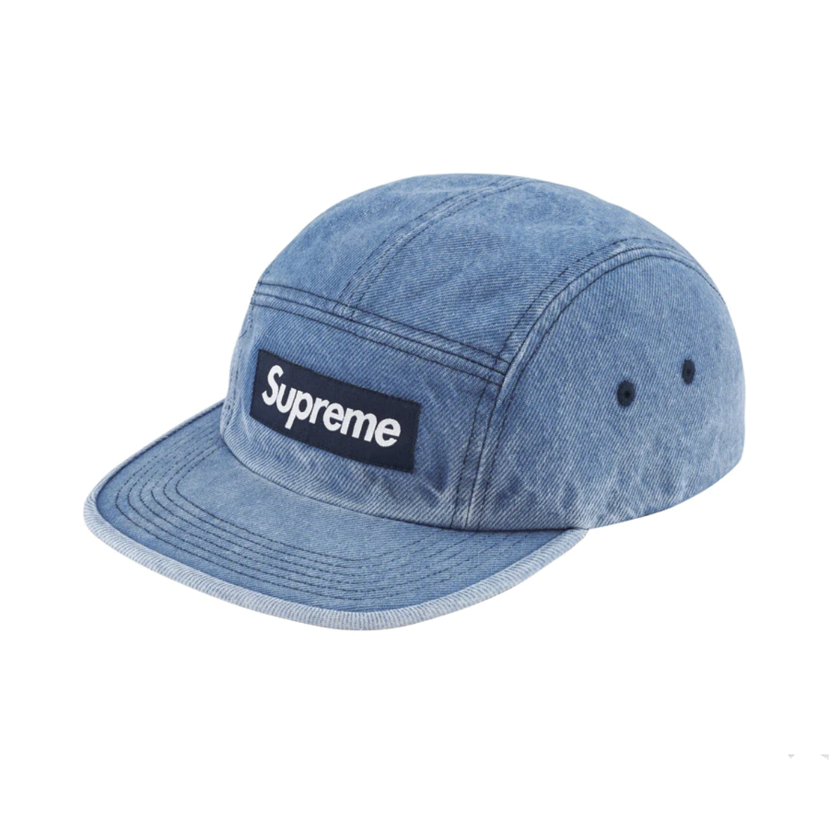 現貨┃Supreme 23FW Washed Chino Twill Camp Cap 五分割帽 皮革調節帶