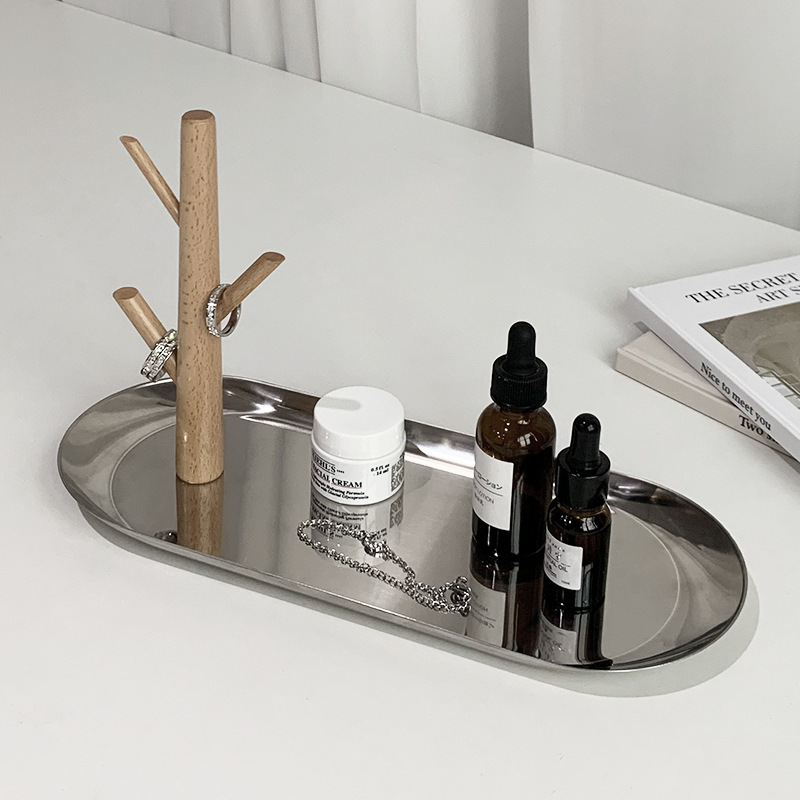 《2877》創意樹枝電鍍擺設收納盤