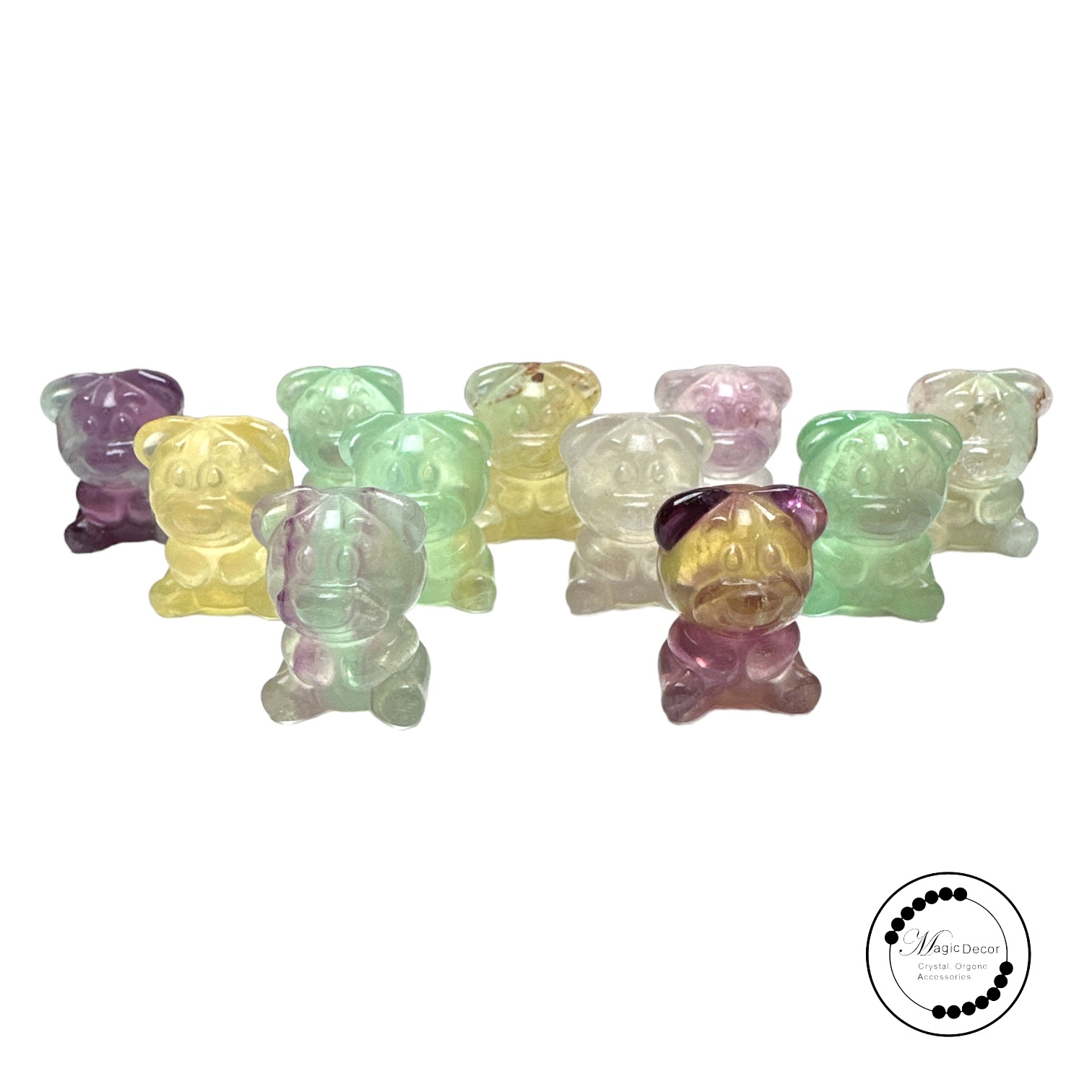 251001 - G75 草莓bear螢石擺件1個