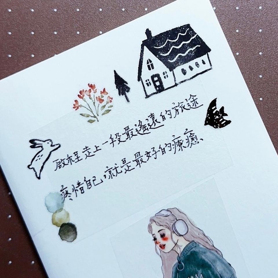 廚房 仿蓋印章系列 啞光pet貼紙 ｜日本Mind Wave