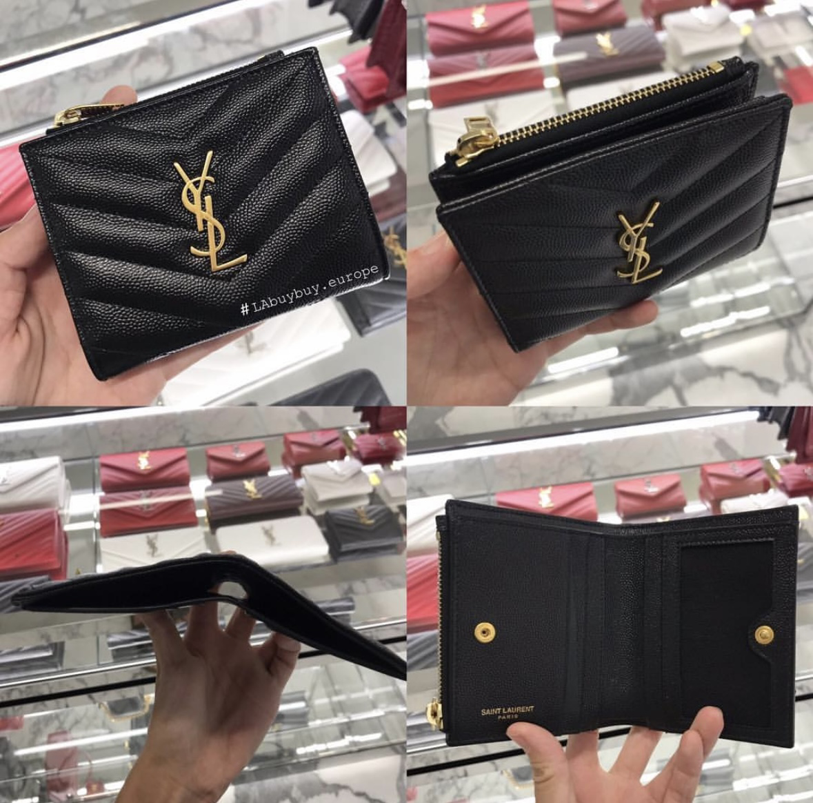 Saint Laurent Mini Wallet 連相位