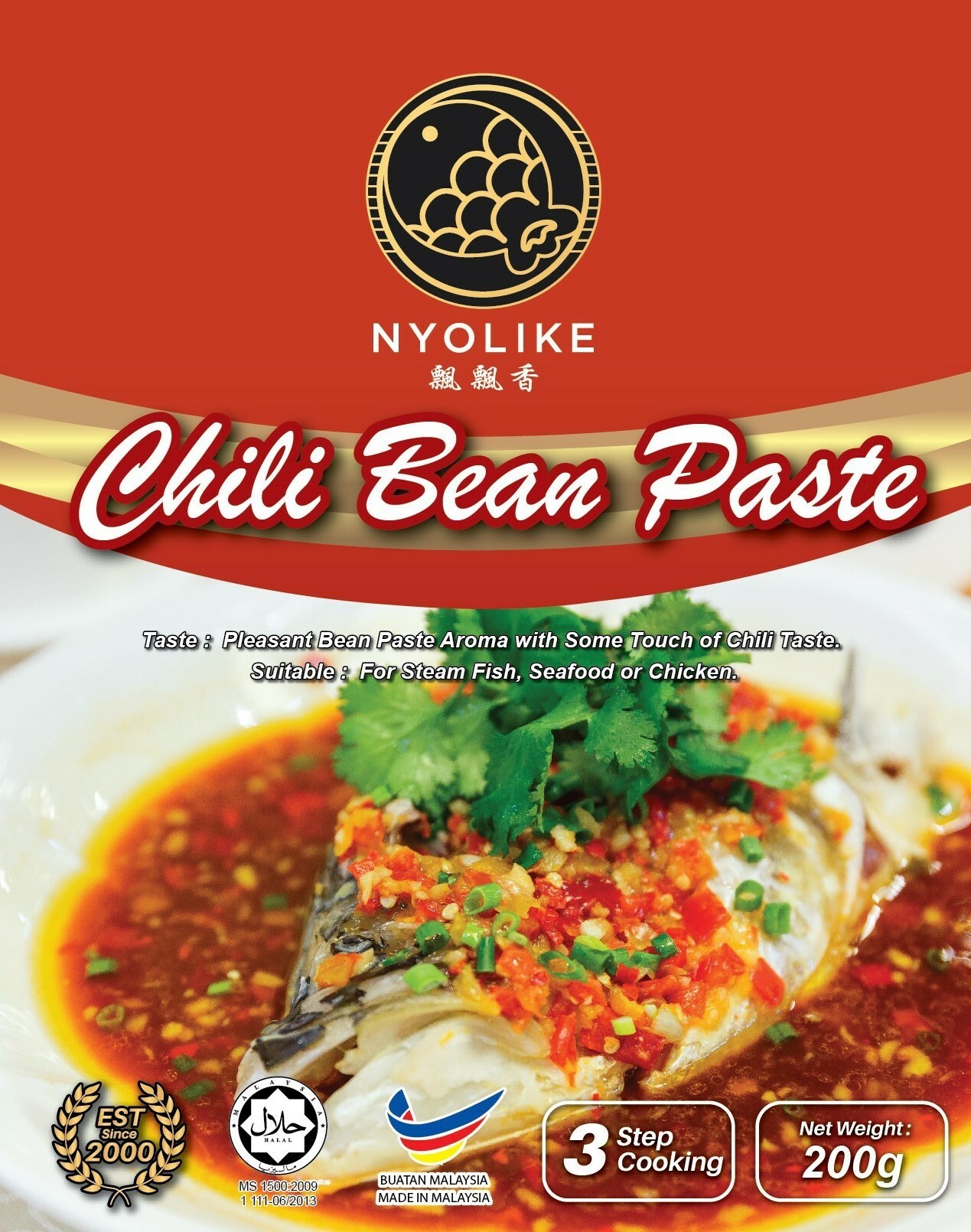Nyolike Chilli Bean Paste 1kg/pack